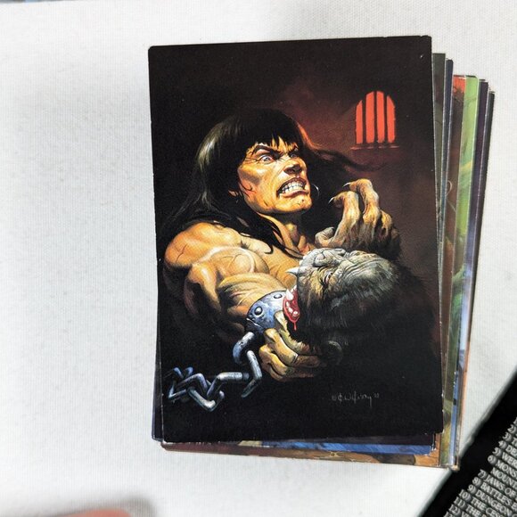 Ken Kelly fantasy art cards collection 2, 1994, BASE SET ONLY 90 cards - Picture 7 of 10